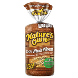 Natures Own 100% Whole Wheat Bread - 12 OZ