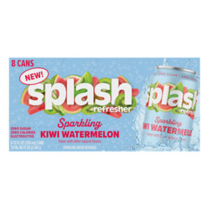 Splash Refresher Kiwi Watermelon Sparkling Water Beverage - 8-12 Fl. Oz.