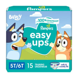 Pampers Easy Ups Training Underwear Boys Size 7 5t6t, 15 Count - 15 CT