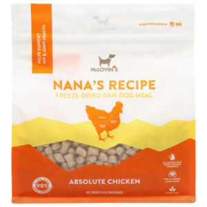 Mclovins Pet Food Dog Meal Nana Chicken Freeze Dried - 16 OZ
