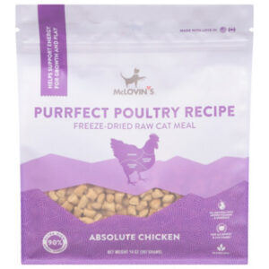 Mclovins Pet Food Cat Meal Freeze Dried Poultry - 14 OZ