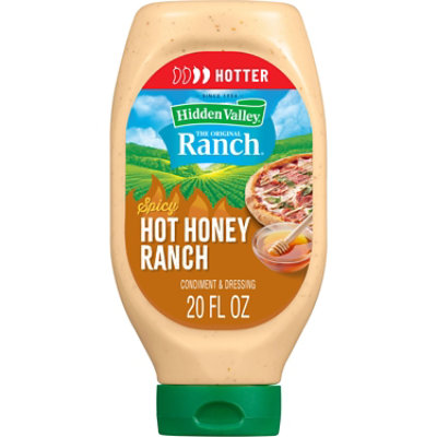 Hidden Valley Spicy Hot Honey Ranch Condiment and Dressing - 20 Fl. Oz.