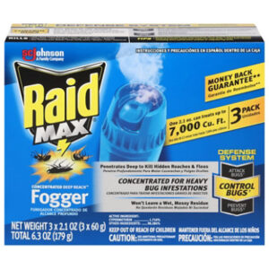 Raid Max Concentrated Deep Reach Fogger 2.1oz/6 Us - 2.1 OZ