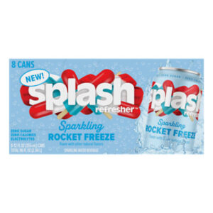 Splash Refresher Rocket Freeze Sparkling Water Beverage - 8-12 Fl. Oz.