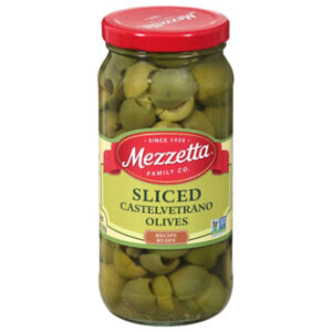 Mezzetta Sliced Castelvetrano Olives - 8.25 OZ