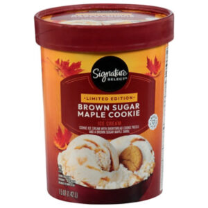 Signature Select Ice Cream Brown Sugar Maple Cookie 1.5 Qt - 1.5 QT