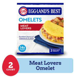 Egg Lands Best Omelet Meat Lovers 2pk - 9.39 OZ