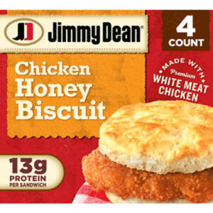 Jimmy Dean Chicken Honey Biscuit 4 Ct Box - 16.4 OZ