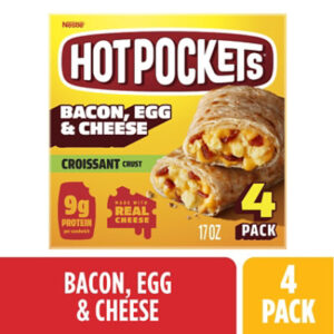 Hot Pockets Croissant Crust Bacon Egg Cheese, 17 Oz - 17 OZ