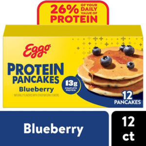 Eggo Protein Frozen Pancakes Blueberry Frozen Breakfast - 12 - 14.8 Oz