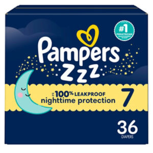 Pampers Swaddlers Overnights Diapers Size 7 41 Plus Lbs 36 Count Disposable Baby Diapers Nightt - 36 CT