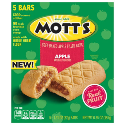 Mott's Filled Apple Grain Bar 5 Count - 5 CT