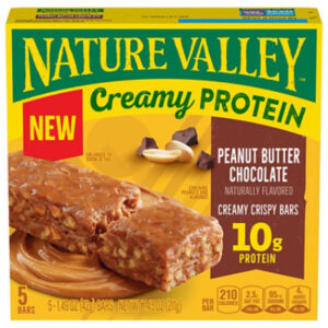 Nature Valley Peanut Butter Chocolate Creamy Protein Bars - 7.45 OZ