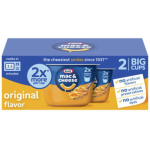 Kraft Original Mac & Cheese Macaroni and Cheese Dinner Big - 2 - 4.1 Oz