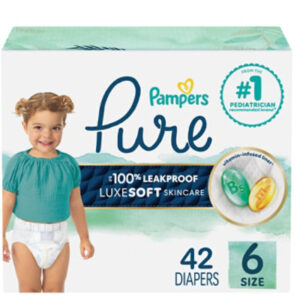 Pampers Pure Protection Diapers Base Version 4.5x 6/giant - 42 CT