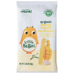 Little Bellies Organic Mango Yoghurt Pick-me Sticks, 0.56 Oz - .56 OZ