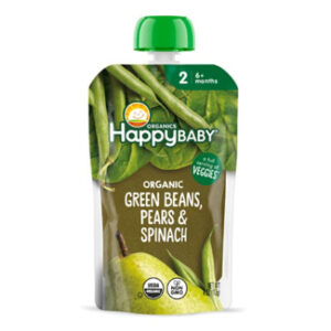 S2 Clearly Crafted Green Beans Spinach & Pears Organic - 4 OZ