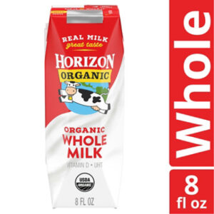 Horizon Organic Shelf Stable Whole Milk Box 8 Fl Oz - 12-8 FZ