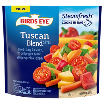 Birds Eye Steamfresh Tuscan Style Blend, Frozen Vegetables, 10 Oz. - 10 OZ