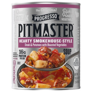 Progresso Pitmaster Hearty Smokehouse - Style Steak & Potatoes With Roasted Vegetables Soup - 18.5 OZ