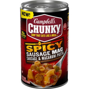 Campbell's Chunky Spicy Sausage Mac Soup, 18.8 Oz Can - 18.8 OZ