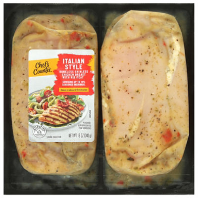 Chef's Counter Italian Style Chicken Breast - 12 Oz