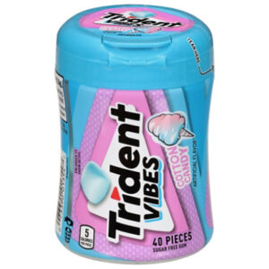 Trident Vibes Cotton Candy Gum 40 Ct - 40 CT