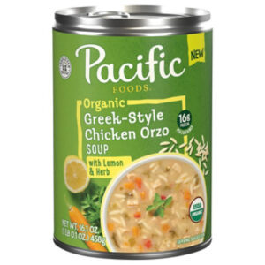 Pacific Foods Organic Greek Style Chicken Orzo Soup With Lemon And Herb - 16.1 OZ