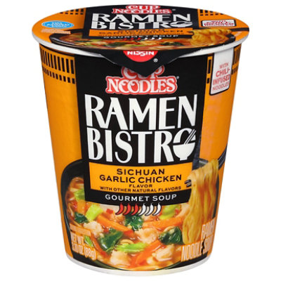 Nissin Cup Noodles Ramen Bistro Sichuan Garlic Chicken Unit 3.1 Oz - 3.1 OZ