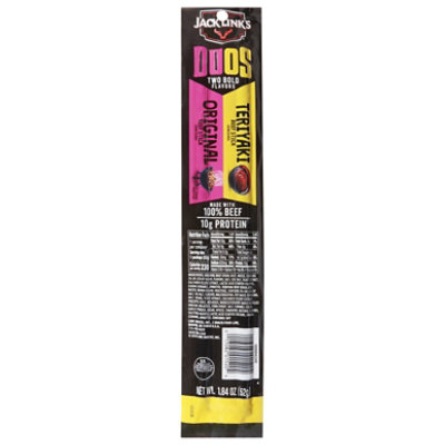 Jack Links Duos Original & Teriyaki Beef Stick 1.84oz - 1.84 OZ