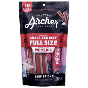 Country Archer Prime Rib Beef Sticks 10ct - 10 CT