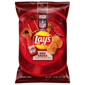 Lay's Hot Sauce Potatoe Chips - 7.75 Oz