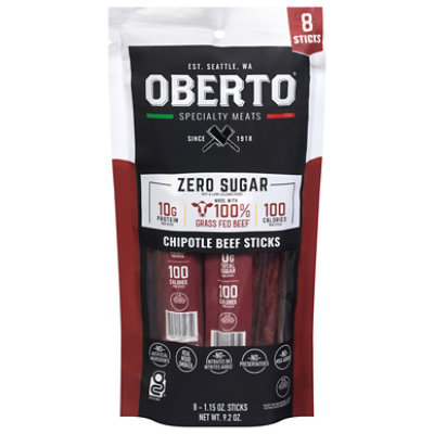 Oberto Chipotle Zero Sugar Stick 8ct - 8 CT