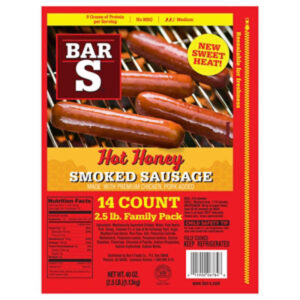 Bar-s Hot Honey Smoked Sausage - 40 OZ