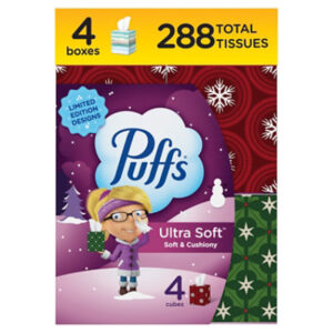 Puffs Ultra Soft 4x72ct Cube - 288 CT