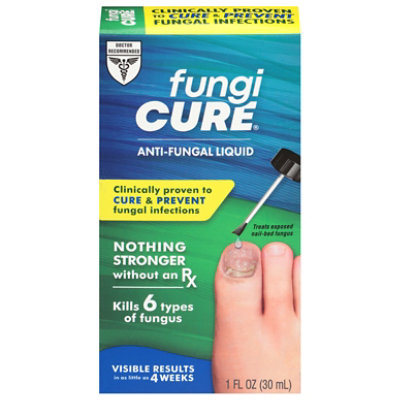 Fungicure Anti-fungal Liquid 1 Oz. Kills 6 Types Of Fungus - Clinically Proven - 1 Fl Oz - 1 FZ