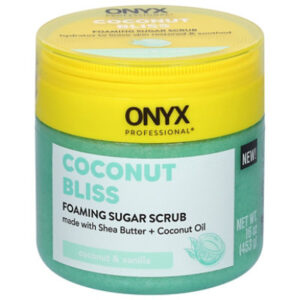 Onyx Professionals Foaming Body Scrub With Brush, Coconut Bliss, 16oz - 16 OZ