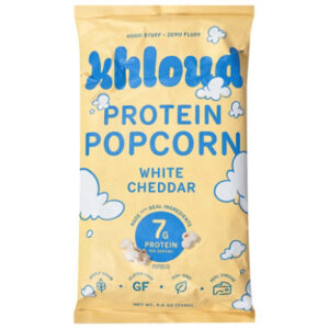 Khloud Popcorn White Cheddar 4oz - 4 OZ