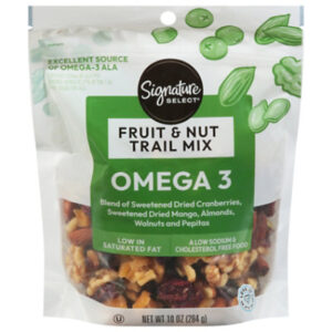 Signature Select Fruit & Nut W/omega 3 Trail Mix 10 Oz - 10 OZ