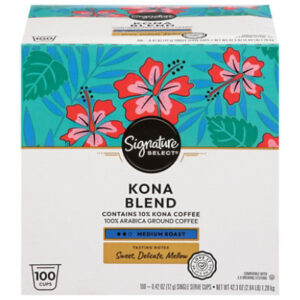 Signature Select Kona Blend Coffee Pods - 100 Count