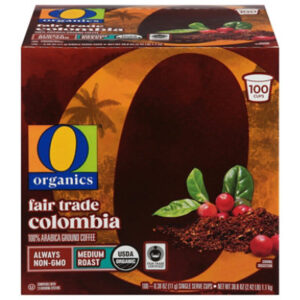 O Organic Colombia Coffee Pods - 100 Count