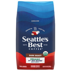 Seattles Best Coffee 6th Ave Bistro Organic Ground Coffee - 10 Oz