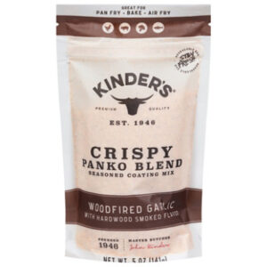 Kinders Woodfired Garlic Crispy Panko Blend Coating 5 Ounce - 5 OZ