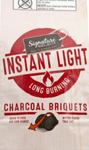 Signature SELECT Charcoal Briquets Instant Light - 11.6 Lb