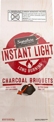 Signature SELECT Charcoal Briquets Instant Light - 11.6 Lb