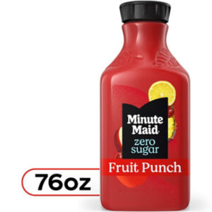 Minute Maid Zero Sugar Fruit Punch Bottle, 76 Fl Oz - 76 FZ
