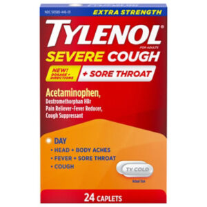 Tylenol Extra Strength Cold Severe Cough Day Caplets 24ct - 24 CT