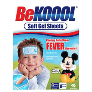 Bekoool Soft Cooling Gel Sheets For Kids 4ct - 4 CT