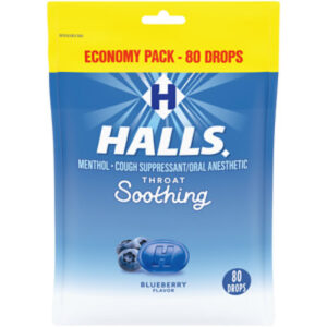 Halls Blueberry Cough Drops 80 Ct - 80 CT