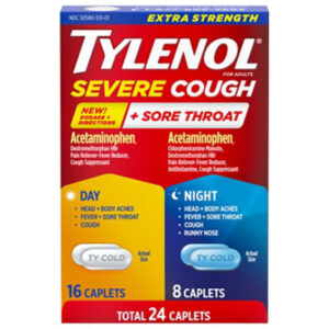 Tylenol Extra Strength Cold Plus Severe Cough Day Night Caplets 24ct - 24 CT